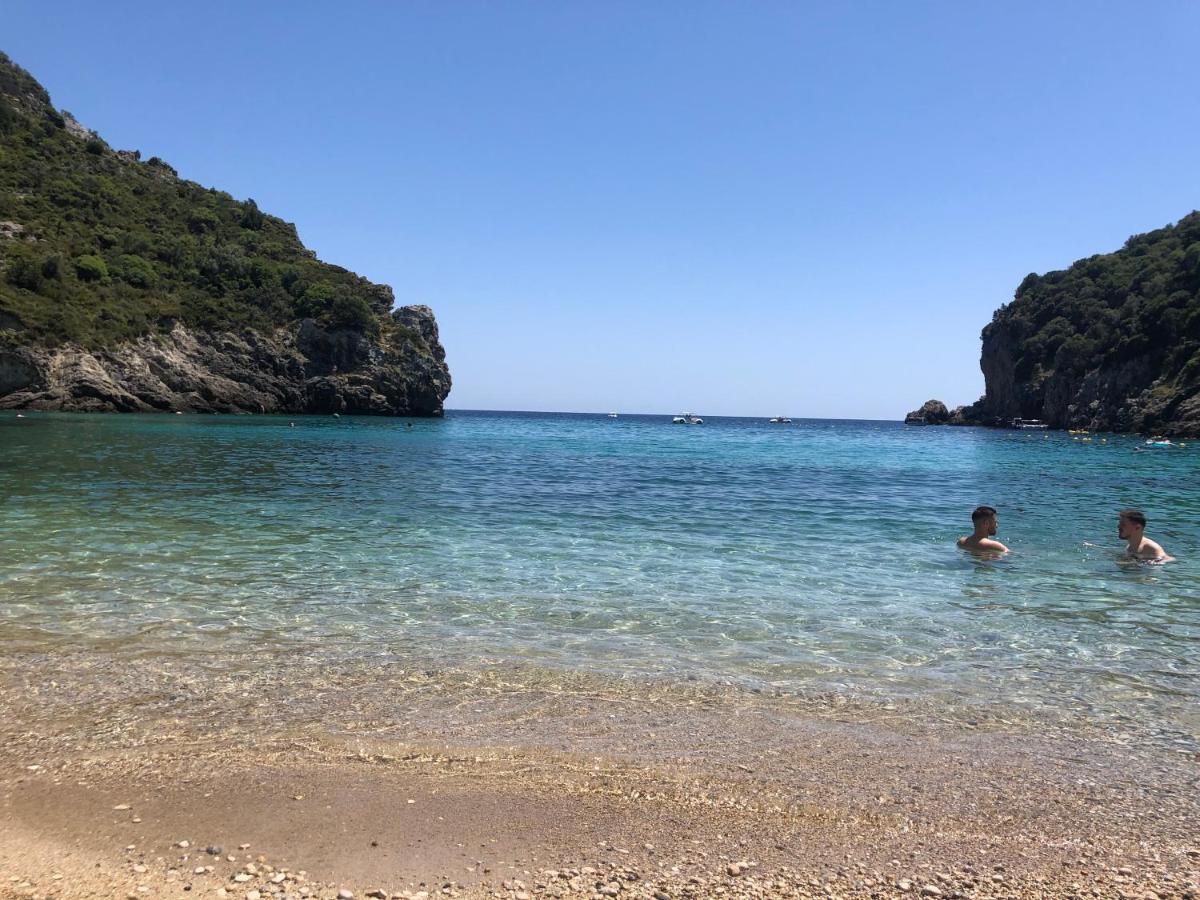 Villa Ampelaki "30 Meters To Beach" Paleokastrítsa Eksteriør bilde